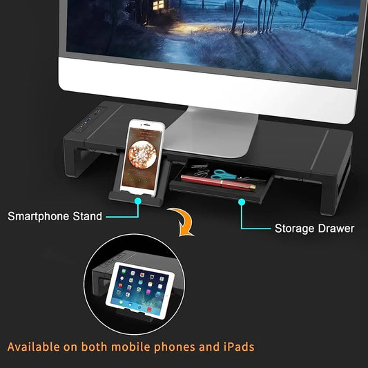 Adjustable Monitor Stand Riser