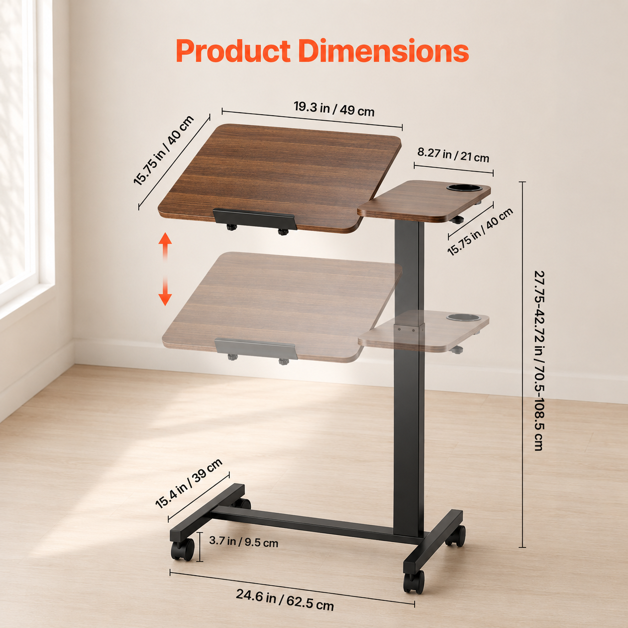 Adjustable Mobile Laptop Desk