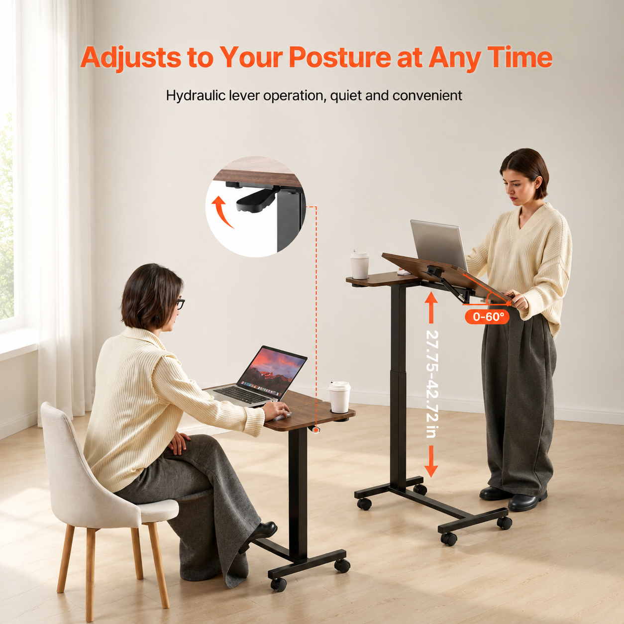 Adjustable Mobile Laptop Desk